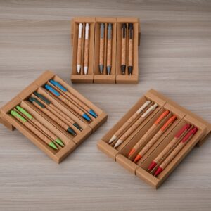 Kit Ecológico Caneta e Lapiseira Cortiça IMPCON06083
