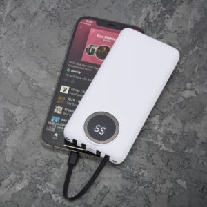 Power Bank 10.000mAh com Lanterna e Multissaídas - IMPCC04052
