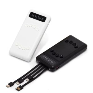 Power Bank 10.000mAh com Lanterna e Multissaídas - IMPCC08009
